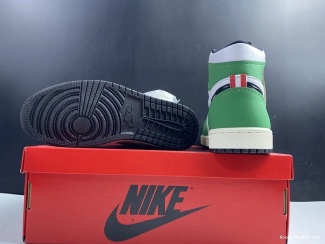 1 Green High Jordan Lucky DB4612-300 Retro Air 0811